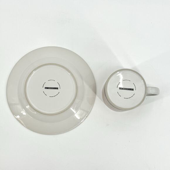 VTG 2004 Country Kitties Set/2 Coffee Mug Dessert Plate Siamese Cat DC Brown Co. - Picture 6 of 9